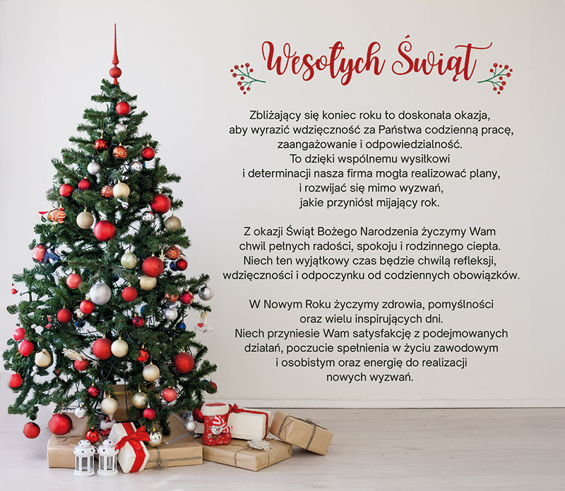 Życzenia Świąteczne Kuźnia Polska